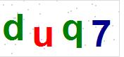 看不到验证码？点击重新换一个！