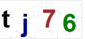 看不到验证码？点击重新换一个！